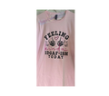 Feeling Kinda IDGAF-ish Unisex Light Pink T-Shirt