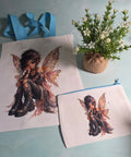 Pastel Fairy & Combat Boots Canvas Tote & Makeup Bag Set
