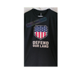 Defend Our Land Unisex Black T-Shirt – Large