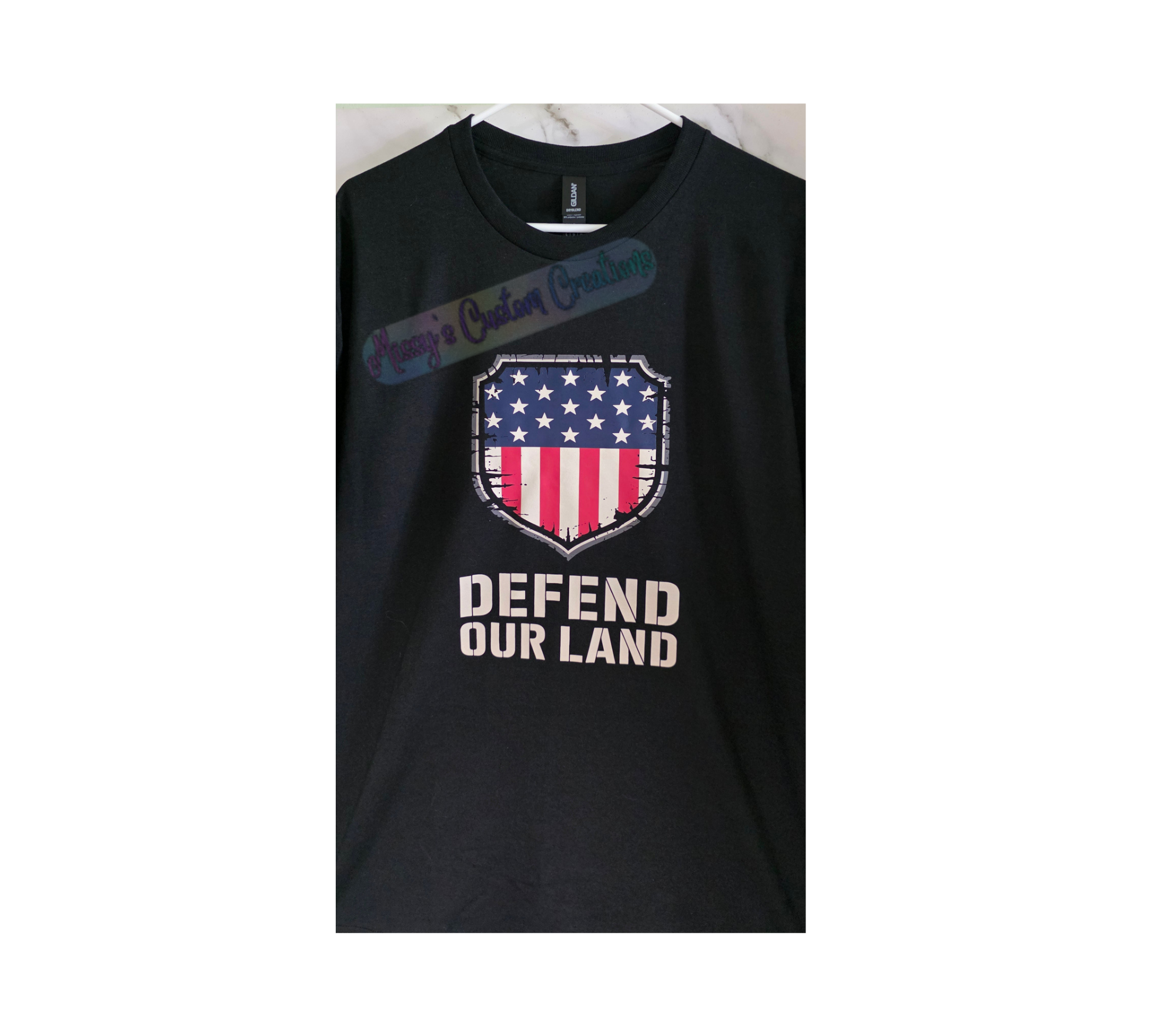 Defend Our Land Unisex Black T-Shirt – Large