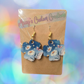 Wooden Earrings – Daisy, Butterfly, Moon & Stars