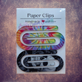 Jumbo Acrylic Paper Clips – Tie Dye & Skull Designs