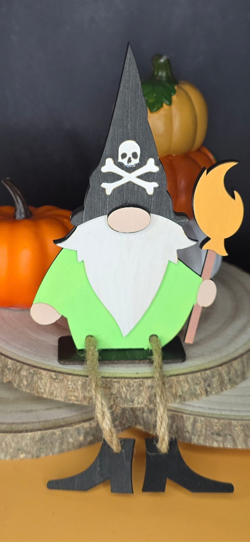 Halloween Gnome Shelf Sitter