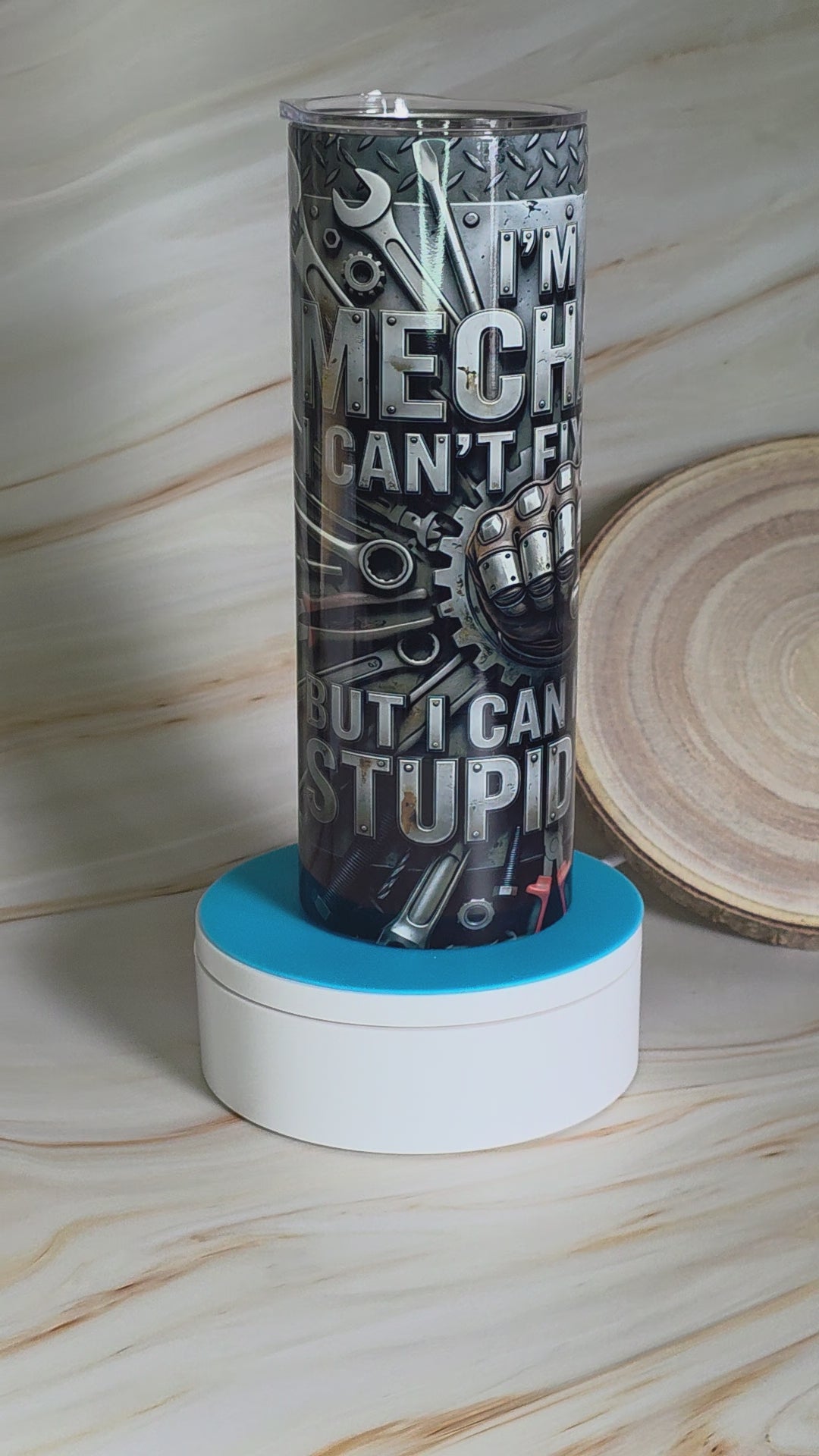 I'm a Mechanic 20oz Skinny Tumbler