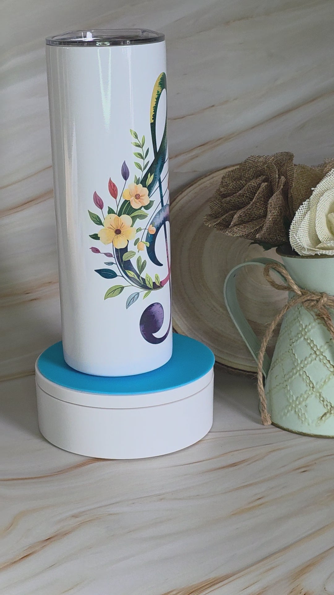20oz Skinny Tumbler - Amazing Grace
